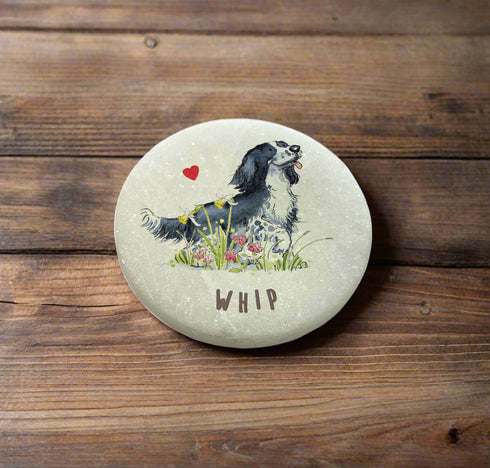 Sprocker Black & White Marble Memorial